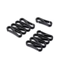 30Pcs Hebilla De Llave Mini Negra De Plástico Para Mochila Correa Botón De Ropa Arraigado Para Gafas Herramientas Al Aire Libre - details 6