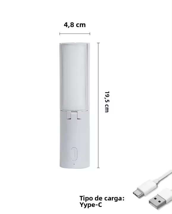 Lámpara De Camping Plegable Portátil Recargable De Alta Capacidad Luz De Emergencia Torche Con Luz LED Para Colgar En La Tienda De Campaña - 1