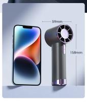 Abanico Portátil Mini De Alta Velocidad Recargable Silencioso Con Pantalla De Energía Display Fan De Aire Personal Mudo - details 12