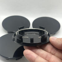 Juego De 4 Cubiertas De Eje Para Ruedas De Coche 70mm Negro Y Plateado ABS Protección Contra Polvo Accesorios De Modificación De Coche - details 3
