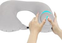 Almohada De Cuello Para Viajar Inflable Super Ligera Portátil U-Shape Automática Almohada Cervical Para Vertebras Microfibra 100% Poliéster - details 7