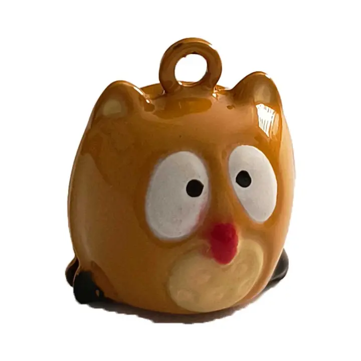 Cascabel Decorativo Metálico – Tamaño Mini – Bell – Animales – Buho – Owl – Música para tu Ropa y Complementos – 1,5 x 1,7 cm. – Moda The Happy Patch - 1