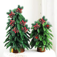 10pcs Ramas De Pino Verdes Simuladas Para Adornos Navideños Arreglos Florales Decoraciones De Fiesta Accesorios De Flores - details 5