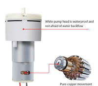 Bomba De Aire Para Acuario DC 12V Mini Con Motor PWM Ajustable Bomba De Oxígeno Para Tanque De Pesca Y Cría De Peces Material Plástico Potencia 18W - details 2