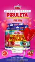 BIG Creabig Creapure Creatina Monohidrato 250g | Sabor Piurleta de Fiesta| Creatina Vegana y Pura - details 1