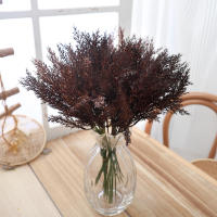 Decoración De Navidad Artificial Pampas Bouquet Flores De Trigo Seco Plástico Para Casa Y Bodas Arreglo Exterior - details 0