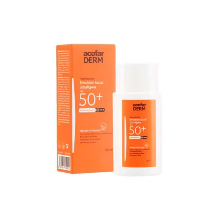 Acofarderm SPF 50+ Emulsión Fluida Facial 50 ML - 1