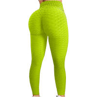 Leggings De Yoga Para Mujer Fitness Running Cintura Alta Slim Pantalones Deportivos Push up Secado Rápido Gimnasio Correr Trabajo Largo - details 15