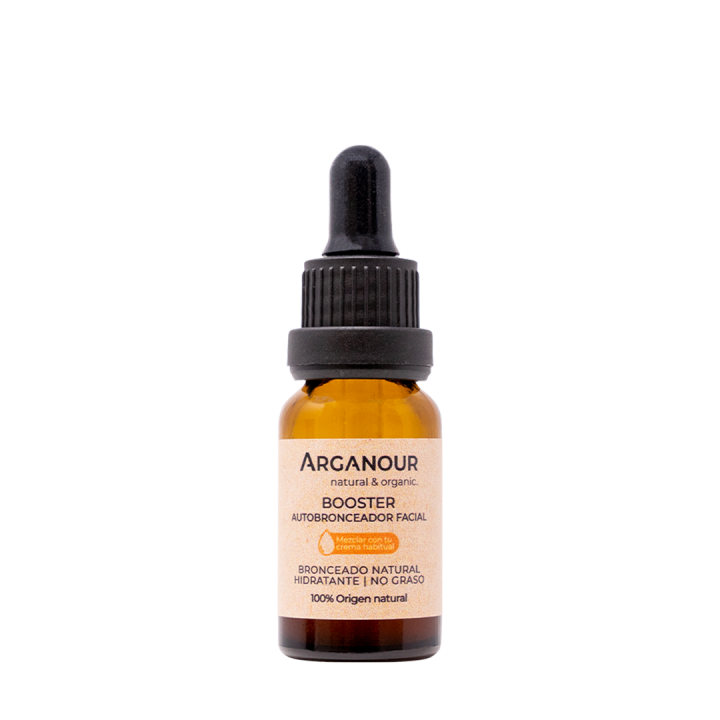 Arganour Booster Autobronceador Facial 100% Natural Vegano y Cruelty-Free