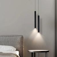 Lámpara Colgante Moderna Nórdica LED Doble Cabeza Para Comedor 2m Con Tubo Decorativo De Cilindro Lámpara De Pared Chandelier - details 0