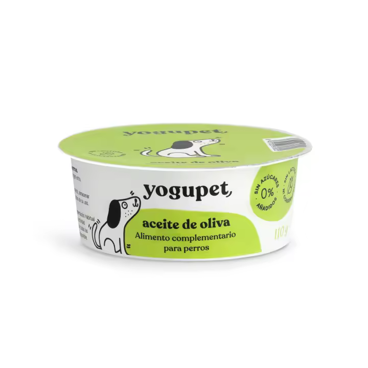 Yogupet Clásico Aceite de oliva    Alimento Complementario Pasteurizado para Perros [packs de 110g]" - 1