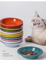 Tazón De Alimentos Para Gatos Amplio Y Elevado Anti-Vómitos Alivio Del Estrés De Puntas De La Barba Feeder De Cerámica Para Perros Y Gatos - details 2