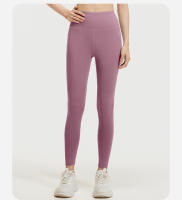 Pantalones de yoga deportivos nude para fitness, cintura alta, levantamiento de cadera, pantalones de yoga adelgazantes para vientre. - details 22