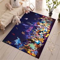 Alfombra De Dibujos Animados Disney Para Familia MINISO Para Sala De Estar Dormitorio Sofá Alfombrilla Decorativa Para Niños Antideslizante Tapete De Piso Regalos - details 2