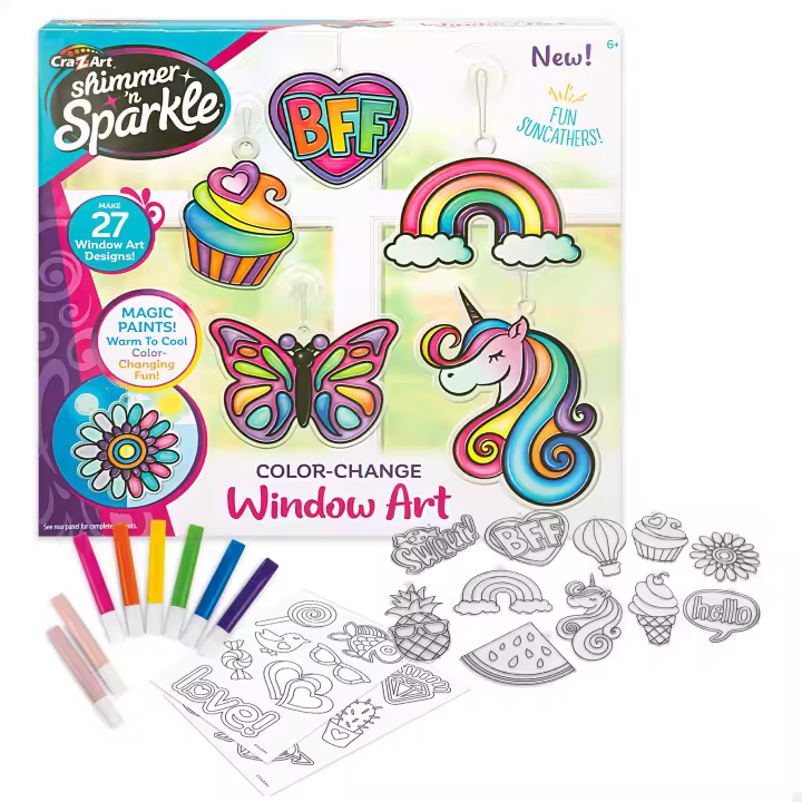 Shimmer ‘n Sparkle - Atrapasoles y pegatinas para la ventana que cambian de color - 1
