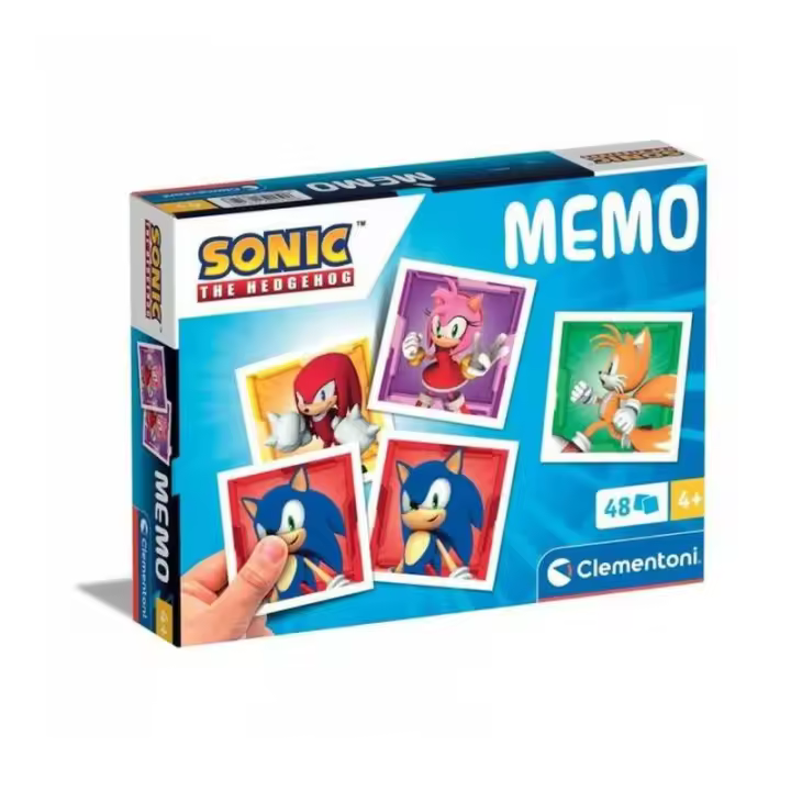 MEMO SONIC JUEGO DE MEMORIA INFANTIL DE CLEMENTONI - 1