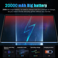 2025 Original Brand New 10.1-inch Tablet Android 20000mAh 16GB RAM 1TB ROM Android 13.0 WiFi 5MP 13MP 14 Core TabletsPC 4G/5G Network Bluetooth Global Version HD Screen WiFi GPS with Keyboard - details 6