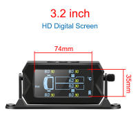 Sistema De Monitoreo De Presión De Neumáticos Para Coche RV Camión Con 6 Sensores Externos 180° Ajustable Bracket Impermeable TPMS Wireless - details 12