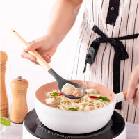 Set De Utensilios De Cocina De Silicona 12 Piezas Para Sartenes Antideslizantes Negro Resistente Al Calor Accesorios De Cocina Ecológicos Para Cocina - details 2