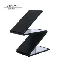 Espejo De Maquillaje Plegable Multigiro De 4 Cara Pequeño Y Portátil Espejo De Belleza Con Marco De Vidrio Y ABS Para Viajes Y Uso En El Hogar - details 10