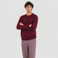 Pijama de Hombre 100% Algodón, Camiseta Manga Larga y Pantalón Largo TRAMAS+ - details 5