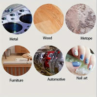 10Pcs Papel De Herramientas Abrazaderas 60-2500 Uso Dual Seco Y Humedo Para Pulido Y Gruesura De Madera Y Coche Silicona Carbono Resistente Papel De Herramientas Abrazaderas - details 6