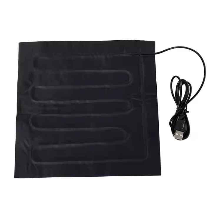 Calentador De Fibra De Carbono USB 5V Tamaño 22x22cm Chaqueta De Invierno Para Hombres Fundas Calefactoras Suaves Y Cómodas Para Mantener Calido - 1