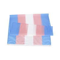 Bandera De Orgullo Transgénero Y Omnisexuado 90x150 CM Material Poliéster Estilo Colgante Decoración Para Eventos LGBT - details 2