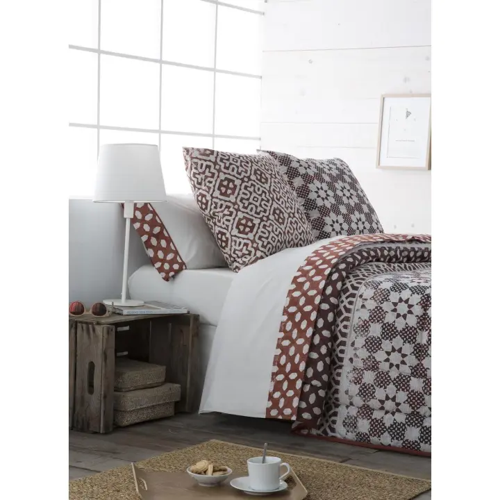 JVR - Sabana modelo ETNIC - Tejido 100% Algodón - Estampado digital - Fabricado en España - Cama 90/105/135/150 - 1