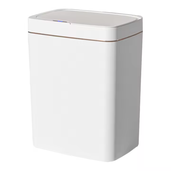 Bandeja De Baño Inteligente 15/18L Con Sensor Automático Cubo De Basura Ecológico Plástico Resistente Al Agua Para Cocina Y Dormitorio - 1