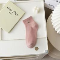 Calcetines Cortos Para Mujer Con Impresión De Letras 5/10 Pares Cómodos Y Transpirables Para Primavera Y Verano Calcetines Deportivos De Algodón Y Poliéster - details 13
