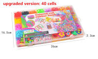 Kit De Hacer Pulseras De Loom Colores Creativos Para Niñas Juguetes De Manualidades DIY Con Cinta De Goma Regalo De Cumpleaños - details 8