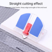 Cortadora De Papel Aibecy Trimmer De Escritorio Soporte De Superficie Inclinada a 45° O Plana a 90° Con Diseño De Bloqueo De Seguridad Para Manualidades Y Fotos - details 9