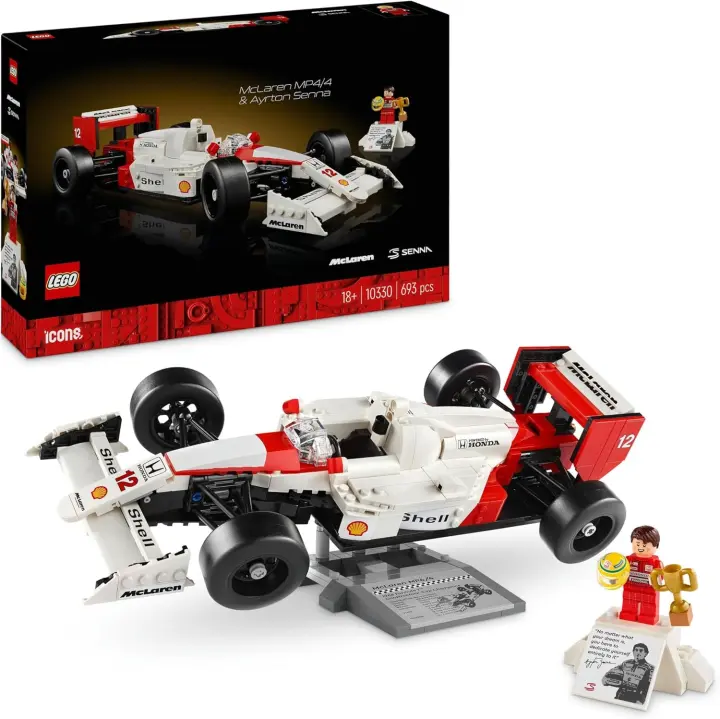 Lego Icons McLaren MP4/4 y Ayrton Senna Lego 10330 - 1