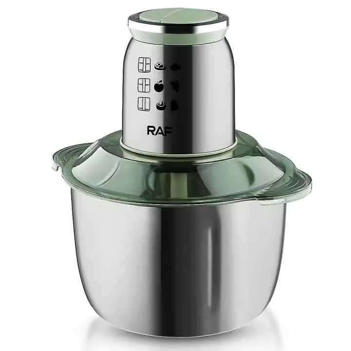 PORCHEDDU 1000W Procesador de Comida Eléctrico Picadora de Carne de Mero Inoxidable Chopper Vegetales Chopper Hogar Cocina - 1