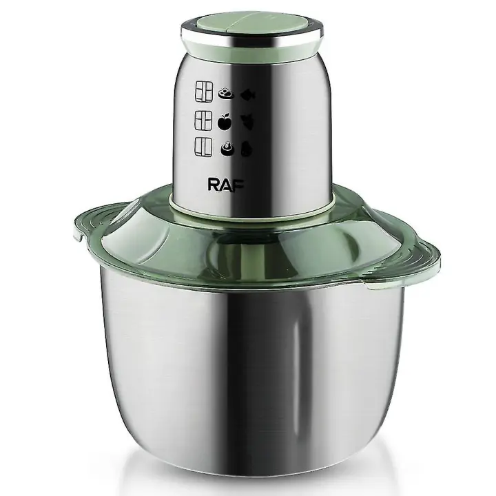 1000w Electric Food Processor Meat Grinder Stainless Steel Food Chopper Vegetable Chopper Home Kitchen Food Processing Mixer - 1