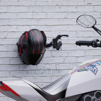 Gancho De Pared Para Casco De Motocicleta Soporte De Almacenamiento Montado En La Pared Estante De Exhibición Para Cascos Material De Nylon Unisex - details 7