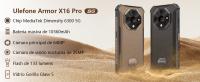 Ulefone Armor X16 Pro 5G Teléfono móvil 16GB+256GB 10360mAh 6,56" Smartphone 64MP 120Hz Android 16 Dual SIM NFC - Negro - details 0