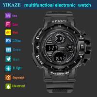 Reloj Digital Militar Para Hombres Reloj Deportivo De Exteriores Resistente Al Agua Con Luz Luminosa Cronógrafo Estudiante Reloj De Pulsera Electrónico - details 5