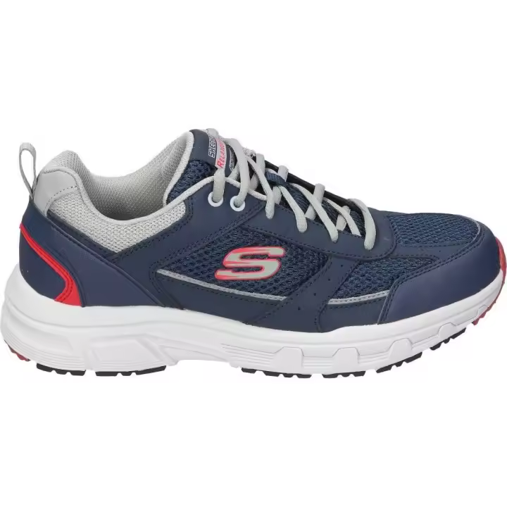 SKECHERS | Zapatillas Skechers Relaxed Fit Oak Canyon Verketta para Hombre – Deportiva en Color Azul Marino con Detalles – Sneaker con Cordones – Estilo Casual – Cómodas – Versátiles – Modelo 51898-NVGY - 1