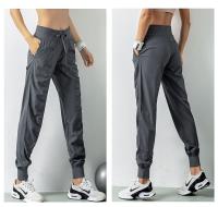Pantalones Deportivos De Correr Para Mujer Con Cierre De Cordón Y Bolsillos Lados Quick Dry Fitness Gimnasio Running - details 7
