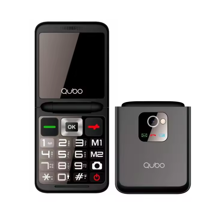 Qubo Senior X-10BK Black / Móvil 2.4" - 1