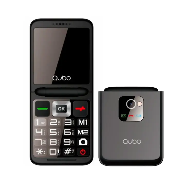 Qubo Senior X-10BK Black / Móvil 2.4" - 1
