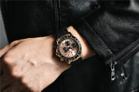 Reloj De Pulsera Deportivo De Lujo PAGANI DESIGN Para Hombres Resistente Al Agua Con Cronógrafo Y Fecha Caja De Cristal De Zafiro Reloj De Cuarzo - details 6