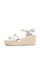 Wunder Spring alpargatas doradas cuña alta de espartos con plataforma plantilla acolchada comodidad y estilo para el verano - details 10