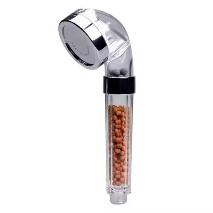 Cabezal de ducha con filtro de alta presión para Spa, terapia de agua, ahorro de agua, bola negativa de iones activados, boquilla de ducha de 3 modos, filtro de agua de baño Premium，Envio desde España - 1
