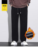 Pantalones De Corduroy De Piel Para Hombre Invierno Estilo Coreano Cálidos Y Suaves Pantalones Cargo Rectos De Moda Casual - details 1