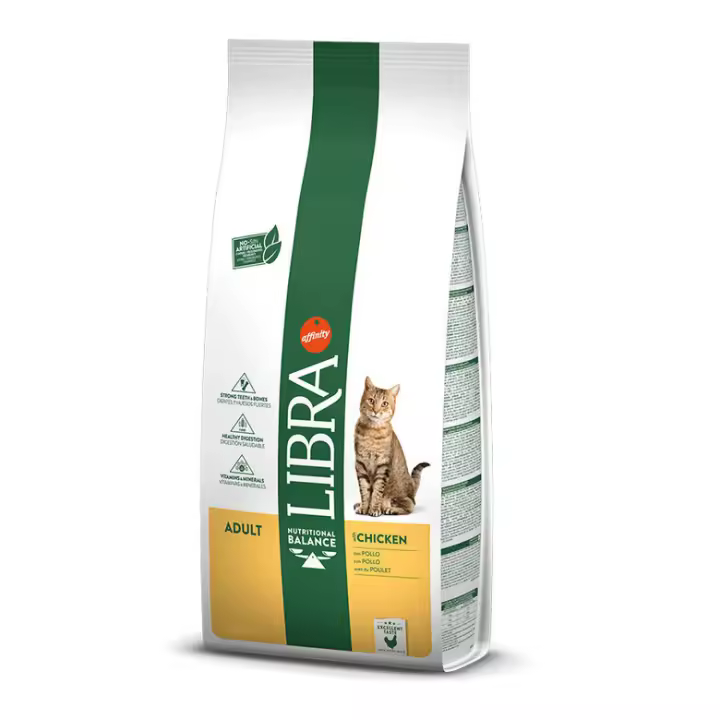 Pienso para gato adulto LIBRA pollo 12 kg - 1