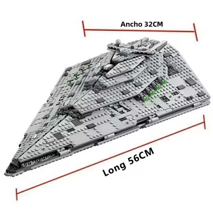 Nuevo Modelo De Barco Espacial Destruyedor Compatible Con Starship Juguetes DIY Para Niños Regalos De Cumpleaños 1457 Piezas - 1