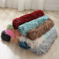 Alfombra De Mascota Para Perro Y Gato Colores Dulces Suave Y Cálida Funda De Almohada De Mascota Lavable Tamaño S/M/L Para Pupusas - details 1